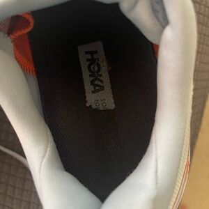 HOKA Athletic Shoes - White and Orange